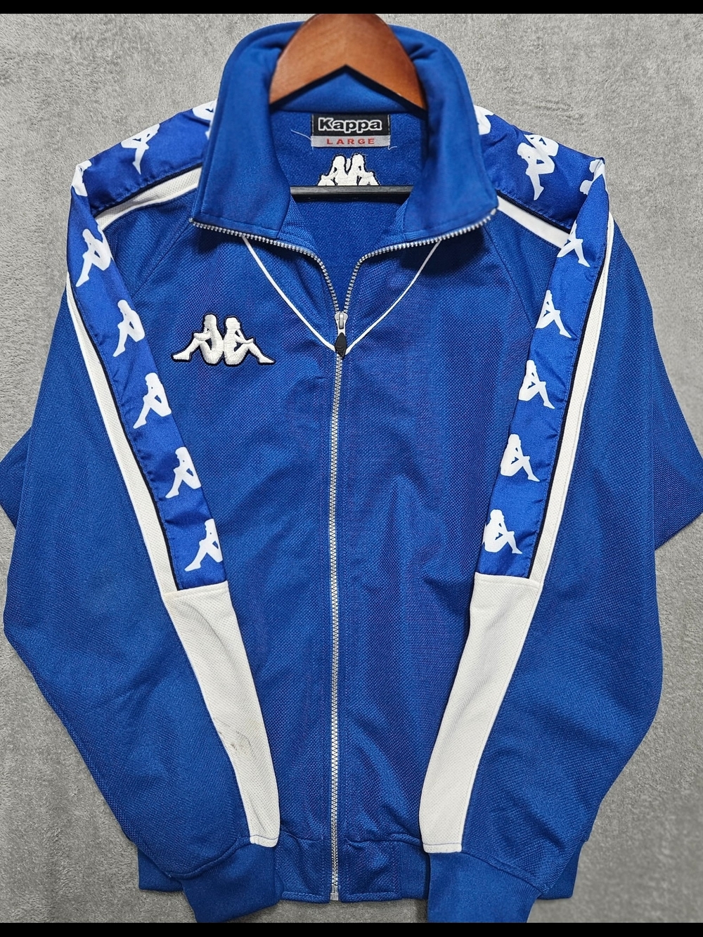 Vintage 90's Kappa Italy Juve Football Team Style Jacket  L